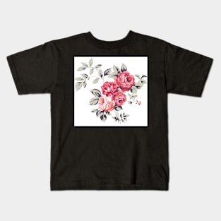 Pink Roses Kids T-Shirt